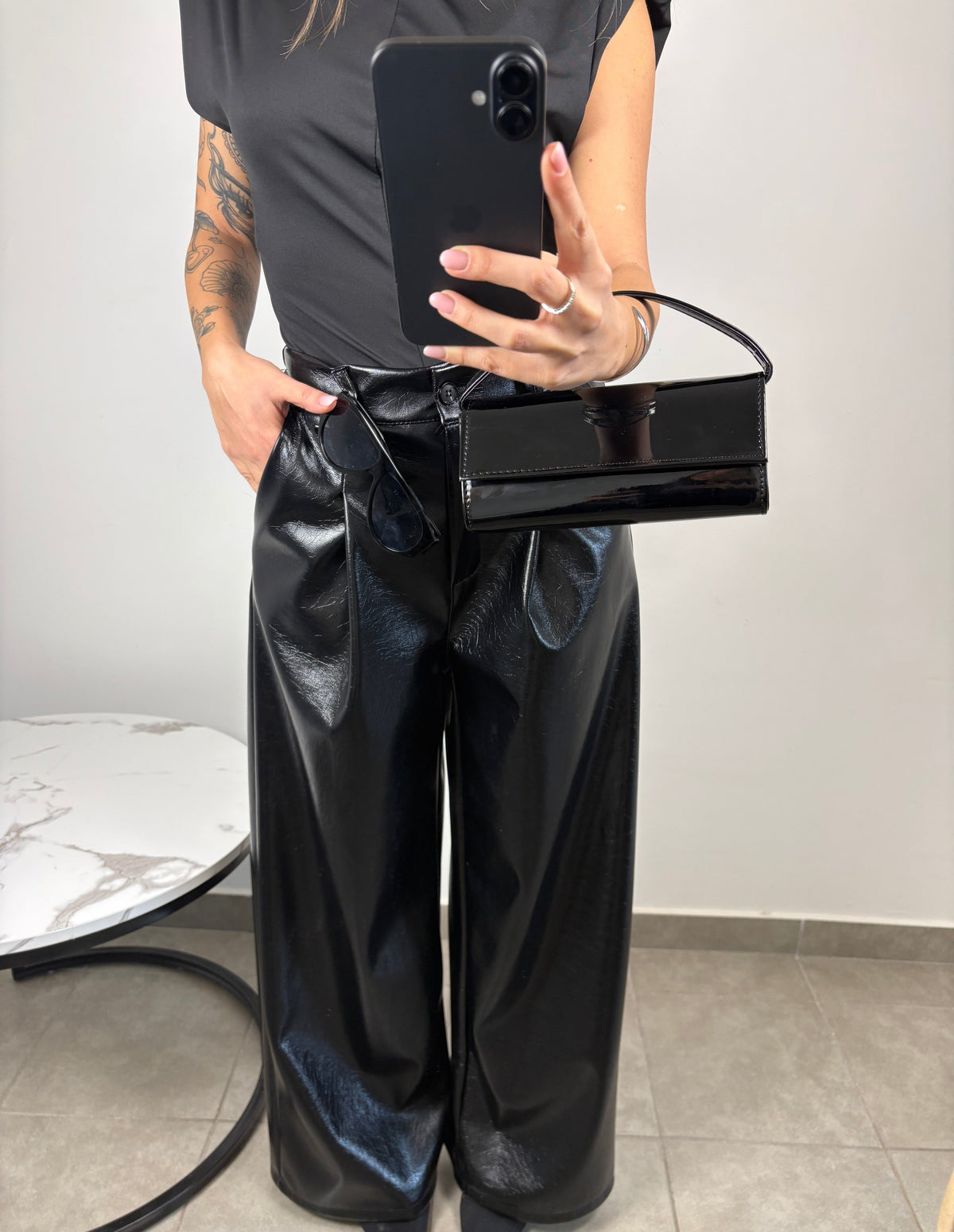 •Eco Black Pants•