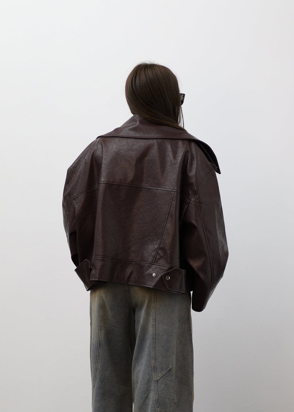Giacca Over Brown