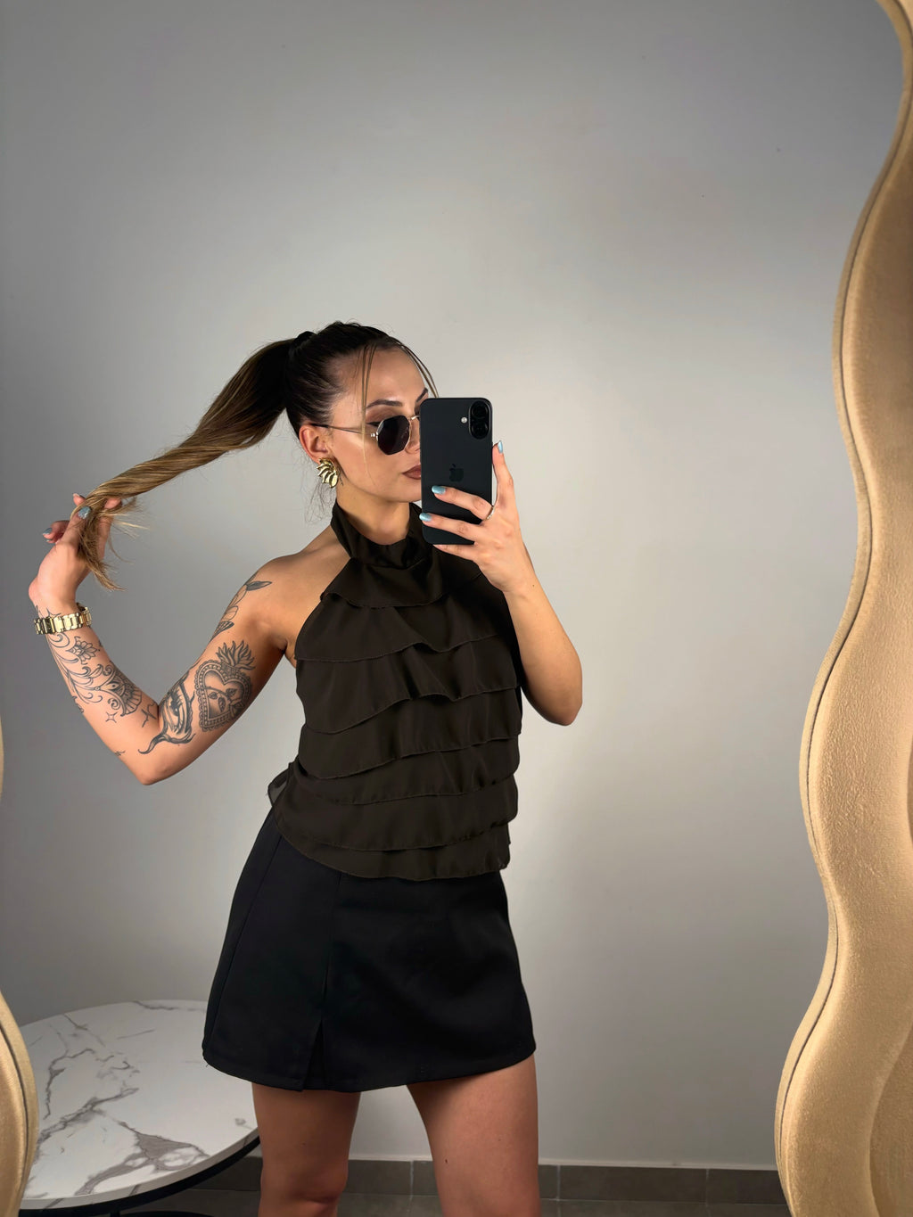 •Brown Top•