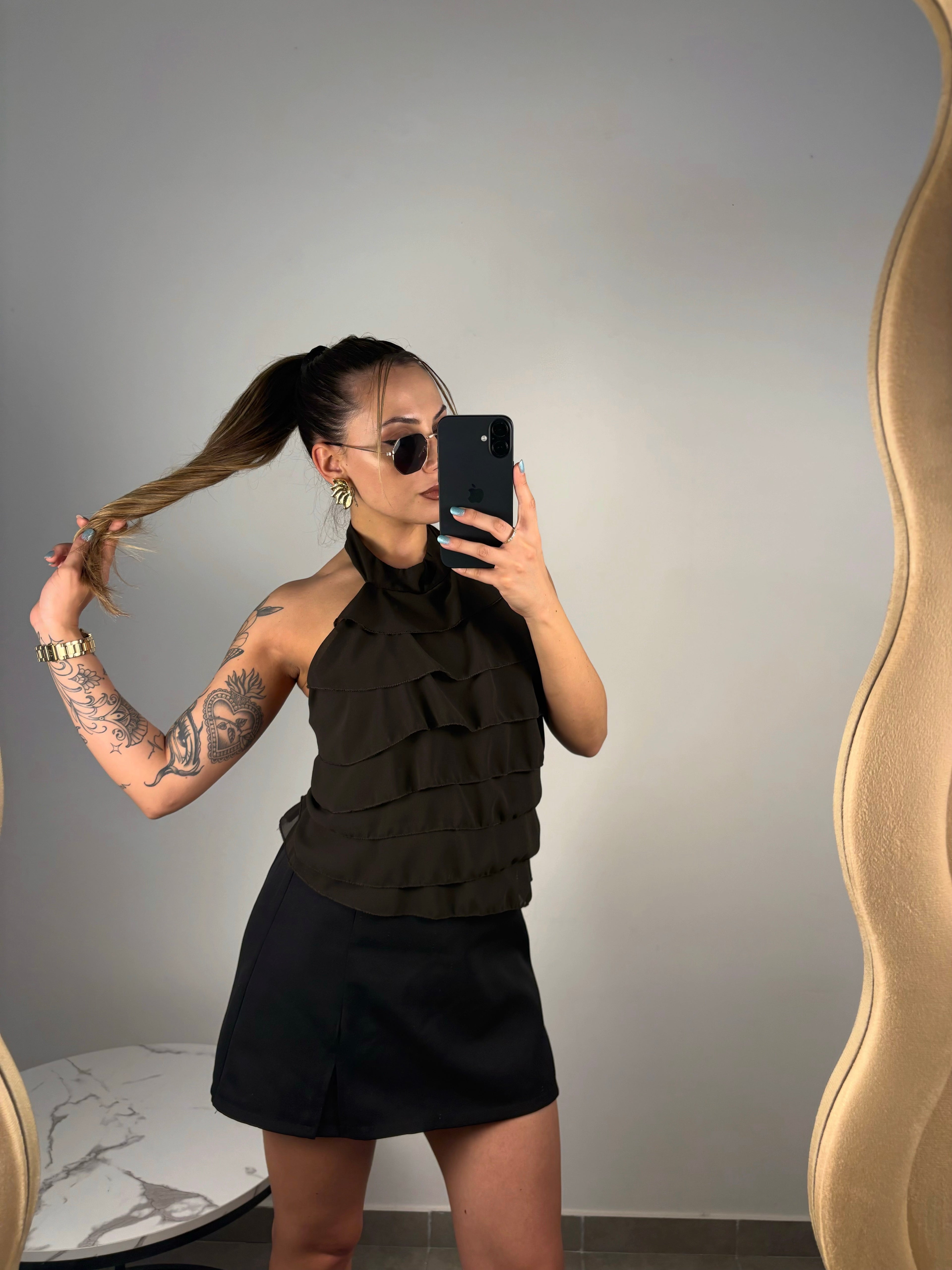 •Brown Top•